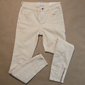 Kendall + Kylie Quilted Moto Mid Rise Skinny Jean